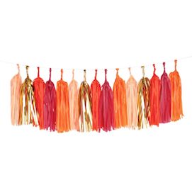 Red  - party tassel